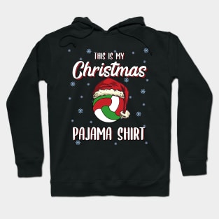 Volleyball Christmas Gift Christmas Pajama Kawaii Hoodie